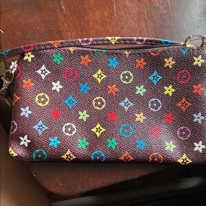 Colorful Designer Wristlet Clutch